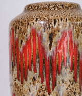 FAT LAVA "Scheurich Lora Vintage Germany Pottery Vase 258"