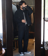 A.PRESSE 2025 Style1 "No.37 Washed Wide Denim Pants"