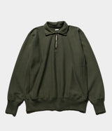 A.PRESSE 2025 Style1 "Vintage Half Zip Sweat Shirt"