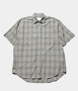 SSSTEIN 25SS "C/R CHECK OVERSIZED SS SHIRT"