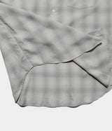 SSSTEIN 25SS "C/R CHECK OVERSIZED SS SHIRT"