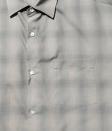 SSSTEIN 25SS "C/R CHECK OVERSIZED SS SHIRT"
