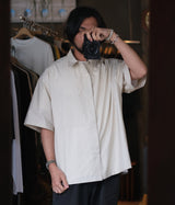 STILL BY HAND "SH01251" Silk mixed shirt