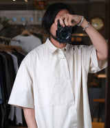 STILL BY HAND "SH01251" Silk mixed shirt