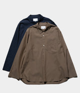 STILL BY HAND "SH05251" Cupro mixed pullover shirt