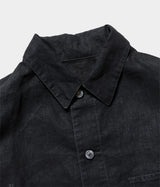 A.PRESSE 2025 Style1 "Vintage Black Linen Coverall"
