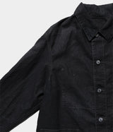 A.PRESSE 2025 Style1 "Vintage Black Linen Coverall"