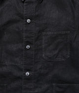 A.PRESSE 2025 Style1 "Vintage Black Linen Coverall"