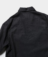 A.PRESSE 2025 Style1 "Vintage Black Linen Coverall"