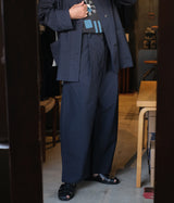 STILL BY HAND "PT06252"Cotton Typewriter Pants