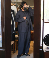 STILL BY HAND "PT06252"Cotton Typewriter Pants