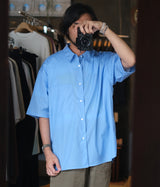 STILL BY HAND "SH07252"Cotton Regular Collar Shirt