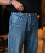 A.PRESSE 2025 STYLE1 "No.2 Washed Denim Pants"