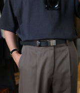 SSSTEIN 25AW "LEATHER BELT (PLAIN BUCKLE)"
