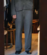 A.PRESSE 2025 Style2 "Vintage Black Chambray Work Pants"