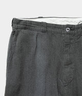 A.PRESSE 2025 Style2 "Vintage Black Chambray Work Pants"