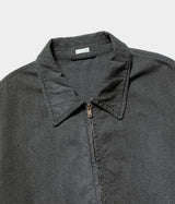 A.PRESSE 2025 Style2 "Vintage Black Chambray Sports Jacket"