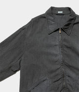 A.PRESSE 2025 Style2 "Vintage Black Chambray Sports Jacket"