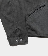 A.PRESSE 2025 Style2 "Vintage Black Chambray Sports Jacket"