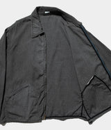 A.PRESSE 2025 Style2 "Vintage Black Chambray Sports Jacket"