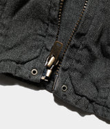 A.PRESSE 2025 Style2 "Vintage Black Chambray Sports Jacket"