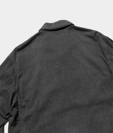 A.PRESSE 2025 Style2 "Vintage Black Chambray Sports Jacket"