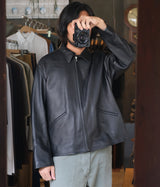 A.PRESSE 2025 Style2 "Leather Sports Jacket"