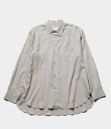 SSSTEIN 25AW "COTTON/SILK OVERSIZED REGULAR COLLAR SHIRT"