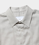 SSSTEIN 25AW "COTTON/SILK OVERSIZED REGULAR COLLAR SHIRT"