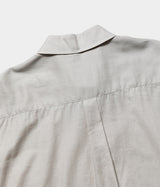 SSSTEIN 25AW "COTTON/SILK OVERSIZED REGULAR COLLAR SHIRT"