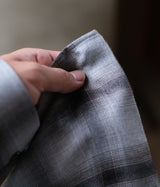 SSSTEIN 25AW "RAYON/LYOCELL CHECK OVERSIZED DOWN PAT SHIRT"