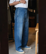 HERILL 25AW "US Navy Denim Trousers"