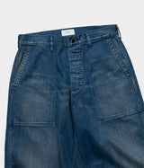 HERILL 25AW "US Navy Denim Trousers"