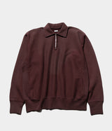 A.PRESSE 2025 Style2 "Vintage Half Zip Sweat Shirt"