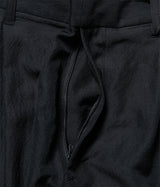 SSSTEIN 25AW "WOOL/SILK WIDE EASY TROUSERS"