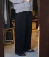A.PRESSE 2025 Style2 "Wool Corduroy Wide Tapered Trousers"