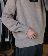 SSSTEIN 25AW "EXTRA FINE WOOL WARM KNIT CREW NECK LS"