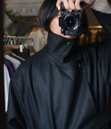 SSSTEIN 25AW "WOOL FLANNEL OVERSIZED DOUBLE BREASTED COAT"