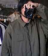 SSSTEIN 25AW "BIO WASHED NYLON OVERSIZED FIGHT JACKET"