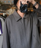 SSSTEIN 25AW "WOOL DOESKIN ZIP SHORT JACKET"