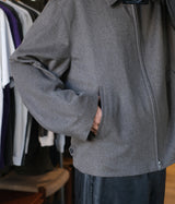 SSSTEIN 25AW "WOOL DOESKIN ZIP SHORT JACKET"