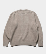 SSSTEIN 25AW "EXTRA FINE WOOL WARM KNIT CREW NECK LS"
