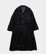 SSSTEIN 25AW "WOOL FLANNEL OVERSIZED DOUBLE BREASTED COAT"