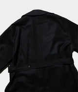 SSSTEIN 25AW "WOOL FLANNEL OVERSIZED DOUBLE BREASTED COAT"