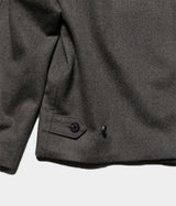 SSSTEIN 25AW "WOOL DOESKIN ZIP SHORT JACKET"