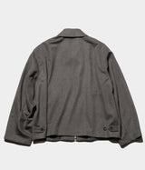 SSSTEIN 25AW "WOOL DOESKIN ZIP SHORT JACKET"