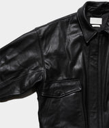YOKE 25AW "Leather Flight Jacket"