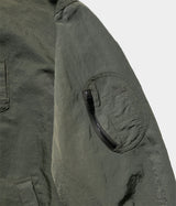 SSSTEIN 25AW "BIO WASHED NYLON OVERSIZED FIGHT JACKET"