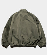 SSSTEIN 25AW "BIO WASHED NYLON OVERSIZED FIGHT JACKET"