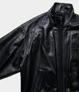 SSSTEIN 25AW "SHEEP LEATHER STAND COLLAR JACKET"